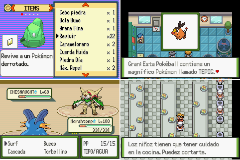 jugar hackroms pokemon de gba en android, inicio, pokemon glazed